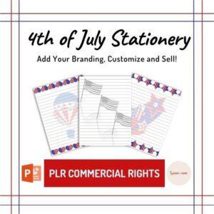 4th of July Stationery Mockup